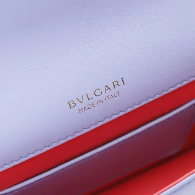 Pre-owned Bvlgari Purple Leather Shoulder Bag ()
