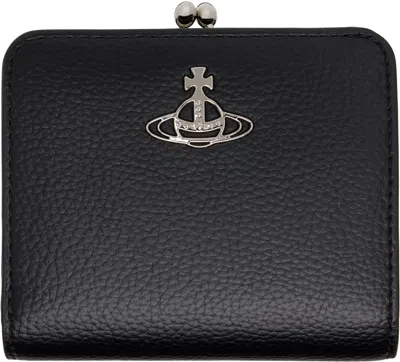 Vivienne Westwood Black Logo Bifold Wallet