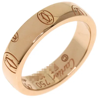 Pre-owned Cartier Happy Birthday Pink Band Ring ()