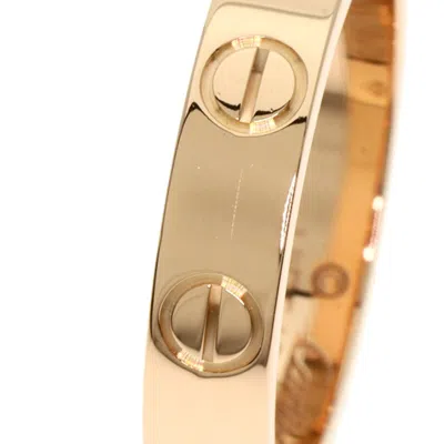 Pre-owned Cartier Love Pink Band Ring ()