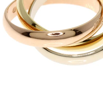 Pre-owned Cartier Pink Gold White Gold Yellow Gold Yellow Gold (18k) Pink Gold (18k) White Gold (18k) Band Rin In Multi