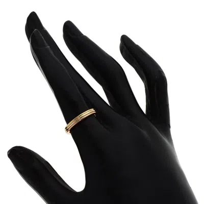 Pre-owned Cartier Pink White Yellow Band Ring () In Multi