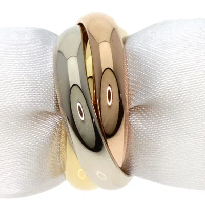 Pre-owned Cartier Trinity Pink White Yellow Band Ring () In Multi