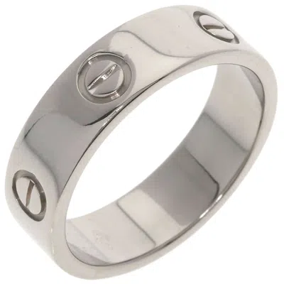 Pre-owned Cartier White Gold White Gold (18k) Band Ring ()
