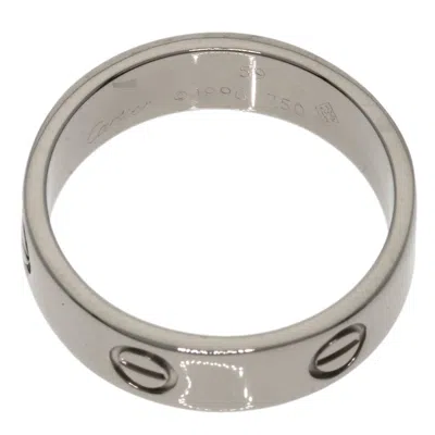 Pre-owned Cartier White Gold White Gold (18k) Band Ring ()