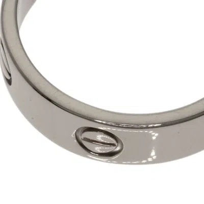 Pre-owned Cartier White Gold White Gold (18k) Band Ring ()