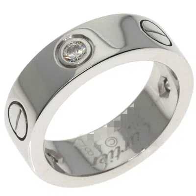 Pre-owned Cartier White Gold White Gold (18k) Band Ring ()
