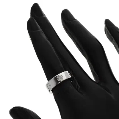 Pre-owned Cartier White Gold White Gold (18k) Band Ring ()