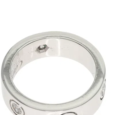 Pre-owned Cartier White Gold White Gold (18k) Band Ring ()