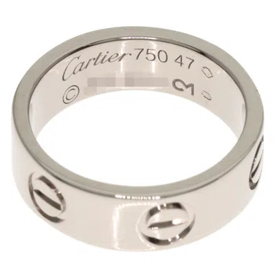 Pre-owned Cartier White Gold White Gold (18k) Band Ring ()