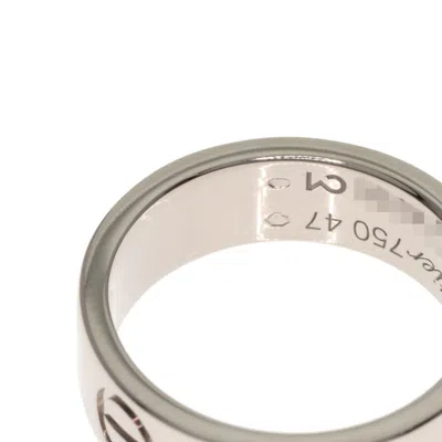 Pre-owned Cartier White Gold White Gold (18k) Band Ring ()