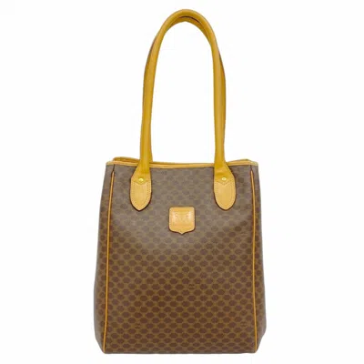 Pre-owned Celine Brown Pvc Tote Bag ()