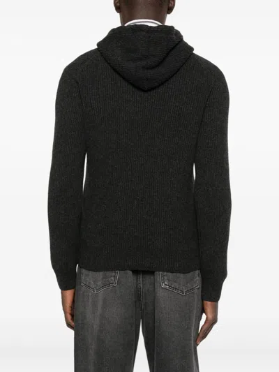 Tagliatore Dark Grey Sweater In Gray