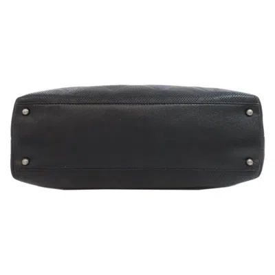 Pre-owned Chanel Black Leather Tote Bag ()