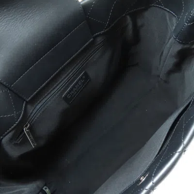 Pre-owned Chanel Black Leather Tote Bag ()