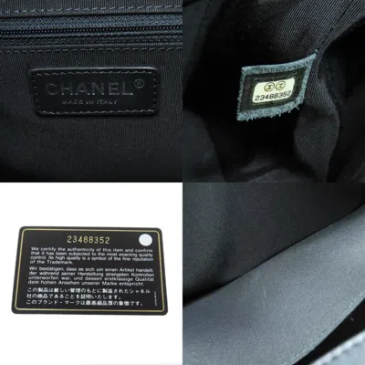 Pre-owned Chanel Black Leather Tote Bag ()