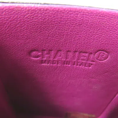 Pre-owned Chanel Purple Leather Shoulder Bag ()