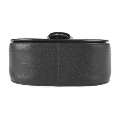 Pre-owned Coach Black Multi-color Leather Handbag Pochette Shoulder Bag ()