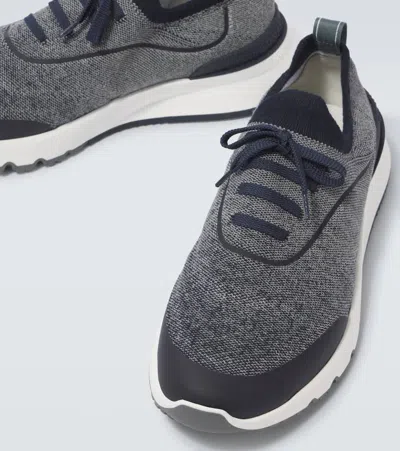 Brunello Cucinelli Sneakers In Blue