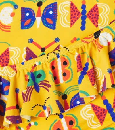 Fabula Fábula Printed Ruffle-trimmed Bikini In Multi