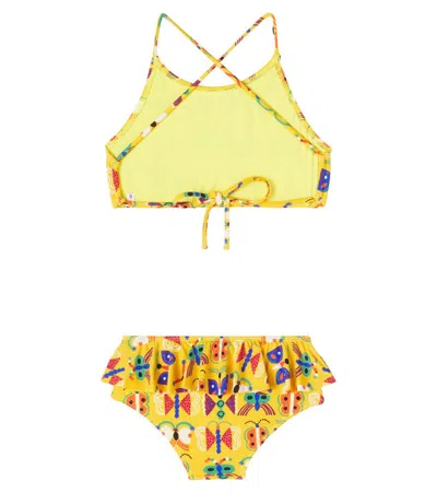 Fabula Fábula Printed Ruffle-trimmed Bikini In Multi