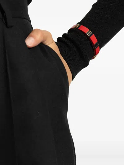 Tory Burch T Stripe Bangle Bracelet In Red
