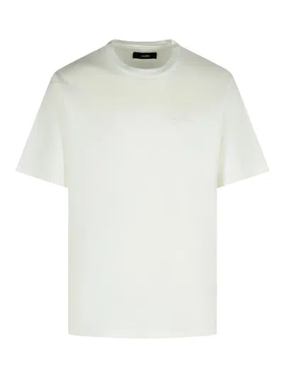 Amiri Graphic Print Back Cotton T-shirt In White
