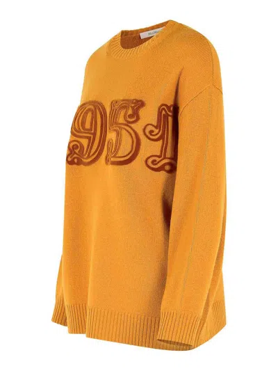 Max Mara Fido Wool And Cashmere Sweater In Brown