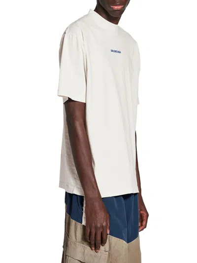 Balenciaga Back T-shirt Medium Fit In White