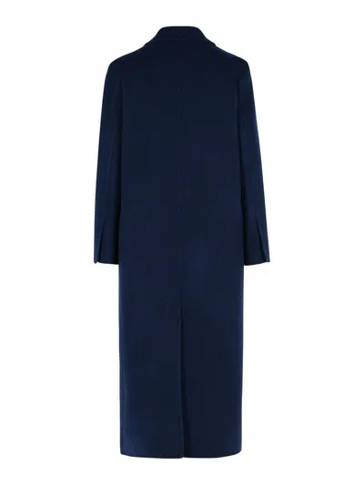 Max Mara Orma Double-breasted Wool And Cashmere Jacket In Blue