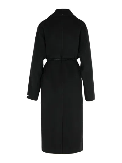 Sportmax Black Abbot Coat In Black