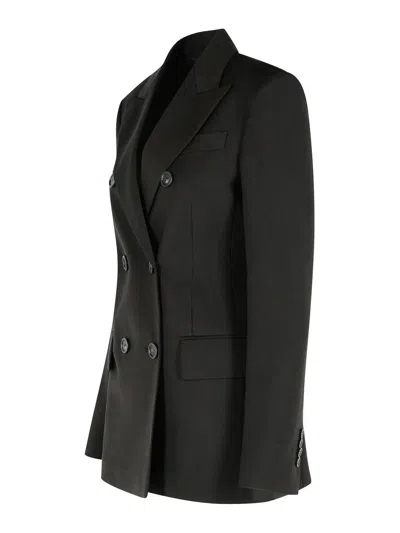 Sportmax Coat In Black