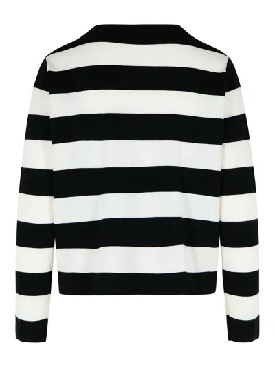 Max Mara Viterbo Wool Crewneck Sweater In Multi