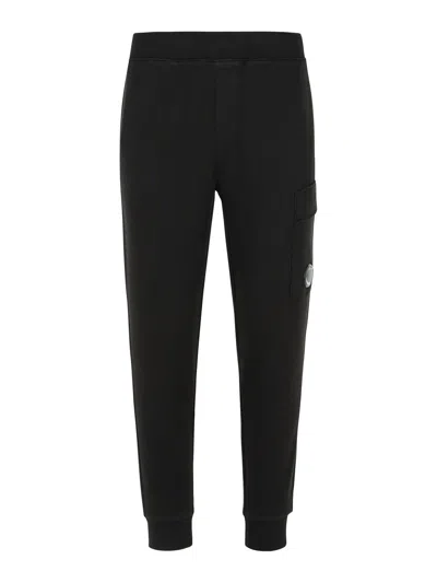 C.p. Company C.p.company Jogging Pants With Logo In Black