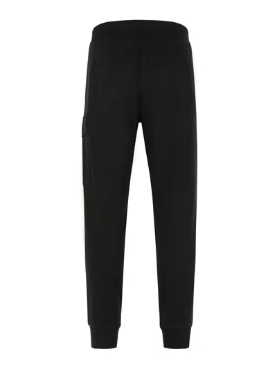 C.p. Company C.p.company Jogging Pants With Logo In Black
