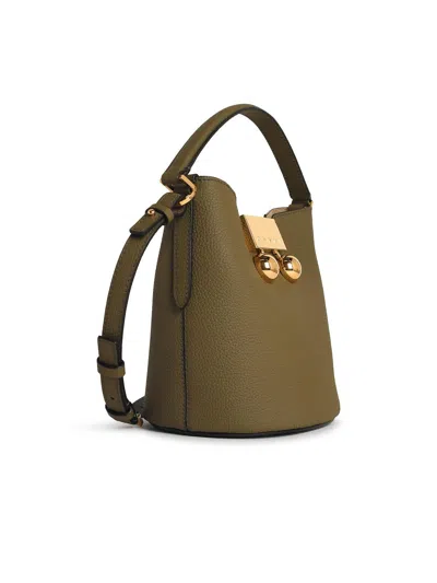 Marni Trunkaroo Bucket Bag In Green