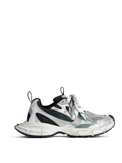 Balenciaga Multicolor Mesh And Rubber 3xl Gradient Sneakers In Gray