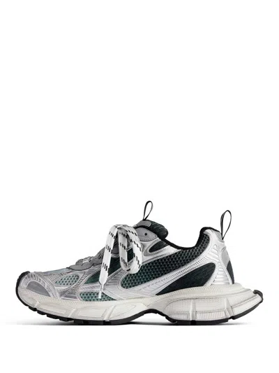 Balenciaga Multicolor Mesh And Rubber 3xl Gradient Sneakers In Gray