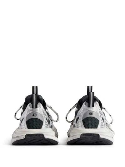 Balenciaga Multicolor Mesh And Rubber 3xl Gradient Sneakers In Gray