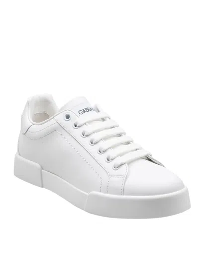 Dolce & Gabbana Dolce&gabbana Portofino White Low Trainer In White