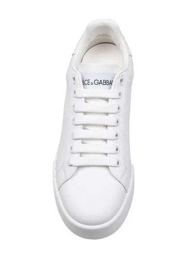 Dolce & Gabbana Dolce&gabbana Portofino White Low Trainer In White
