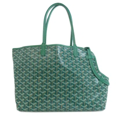 Pre-owned Goyard Green Coated Canvas Tote Bag ()