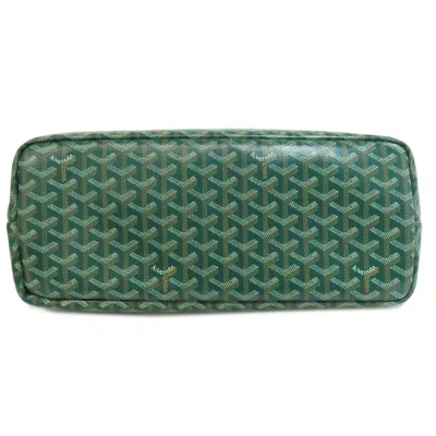Pre-owned Goyard Green Coated Canvas Tote Bag ()