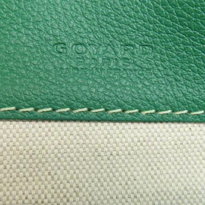 Pre-owned Goyard Green Coated Canvas Tote Bag ()