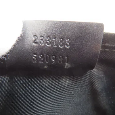 Pre-owned Gucci Black Leather Long Wallet (bi-fold) ()