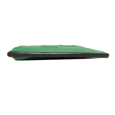 Pre-owned Gucci Green Leather Coin Purse/coin Case ()