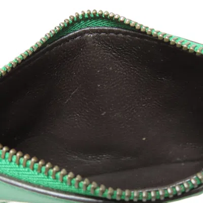 Pre-owned Gucci Green Leather Coin Purse/coin Case ()