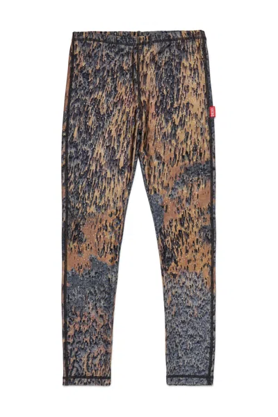 Diesel Patterned Leggings In Multi