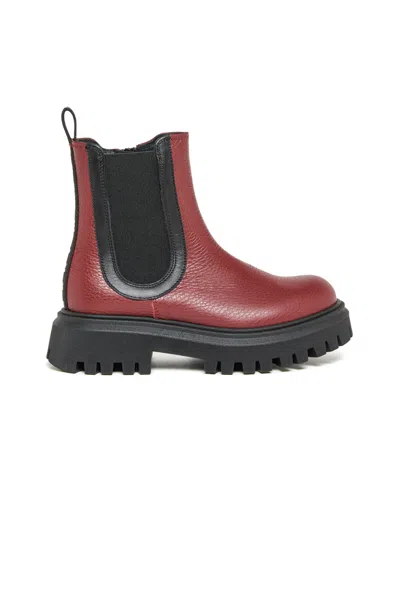 Marni Chelsea Boots With Contrasting Elastic Bands In Red