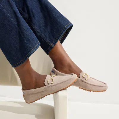 Rothys The Revelvet Double Bit Driver In Brown/neutral In Neutral